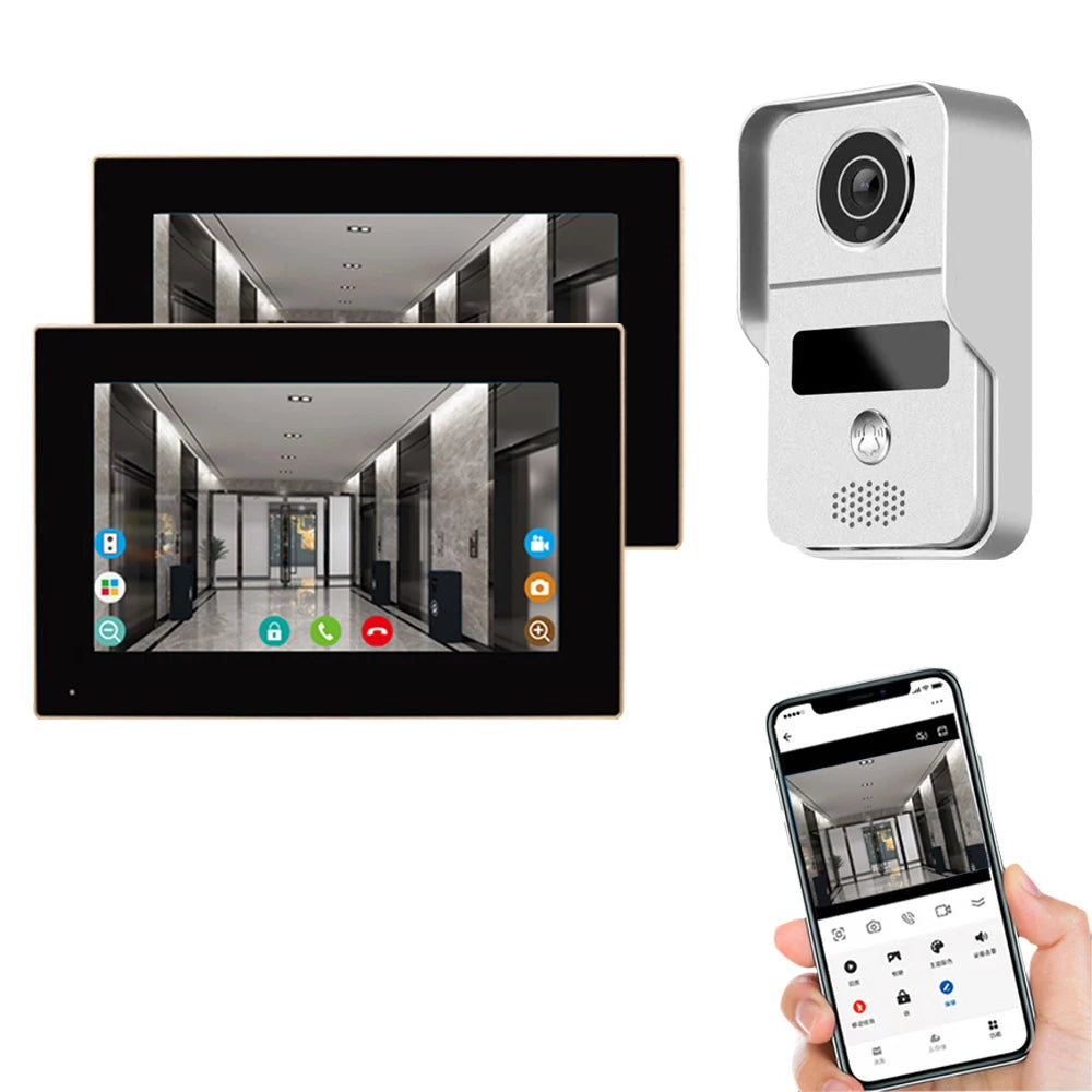 7-Inch Tuya Video Doorbell System
