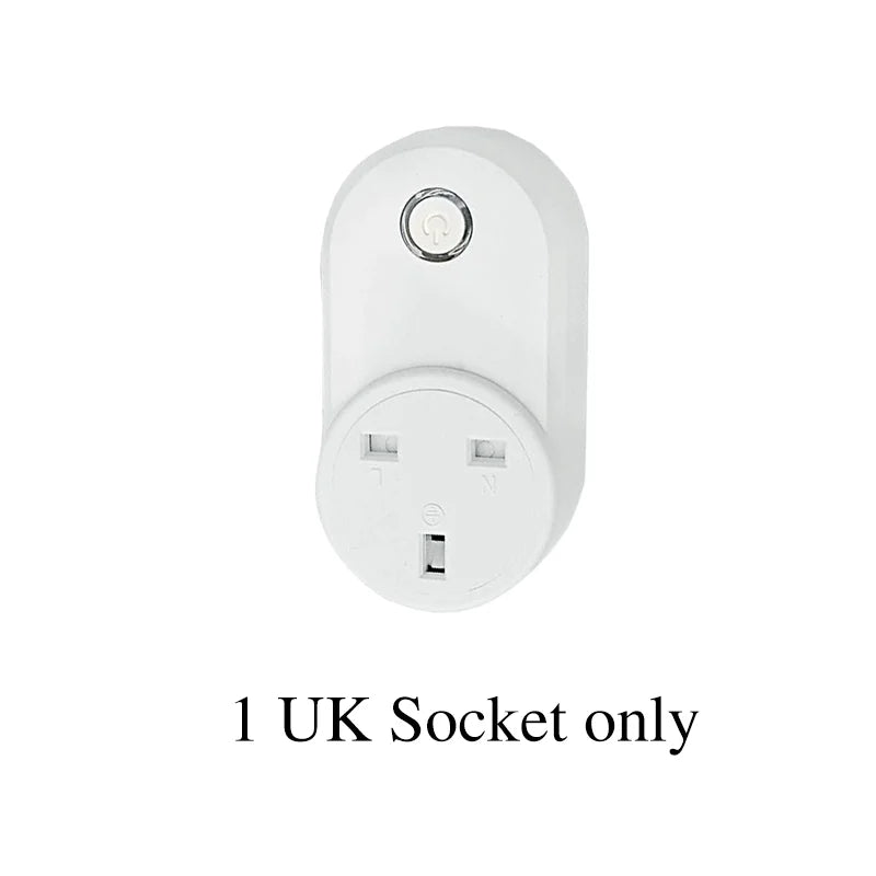 433 Mhz Wireless Remote Control Switch AC220V 15A UK Smart Socket And Rf Universal Plug With Electrical Outlets For Light/Led