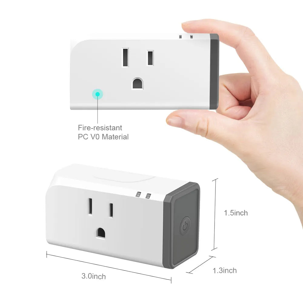 SONOFF S31/S31 Lite 15A US Wi-Fi Smart Plug Wireless Switch Overload Protection Remote Control via eWeLink Support Google Alexa