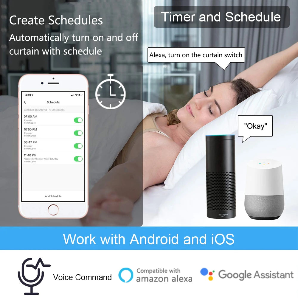 WiFi Smart Curtain Module