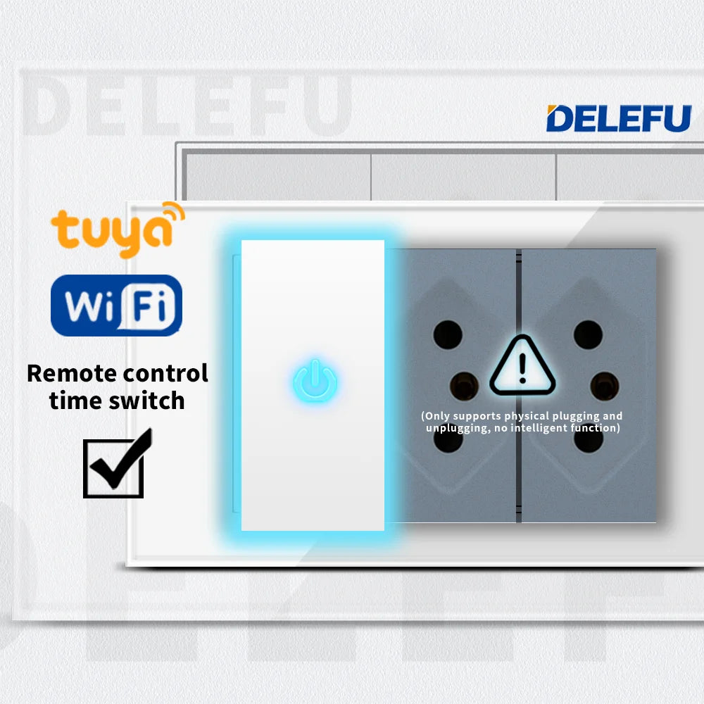 Delefu Brazil USB-C Wall Socket