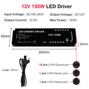 Dimmable COB Cabinet Sensor Strip
