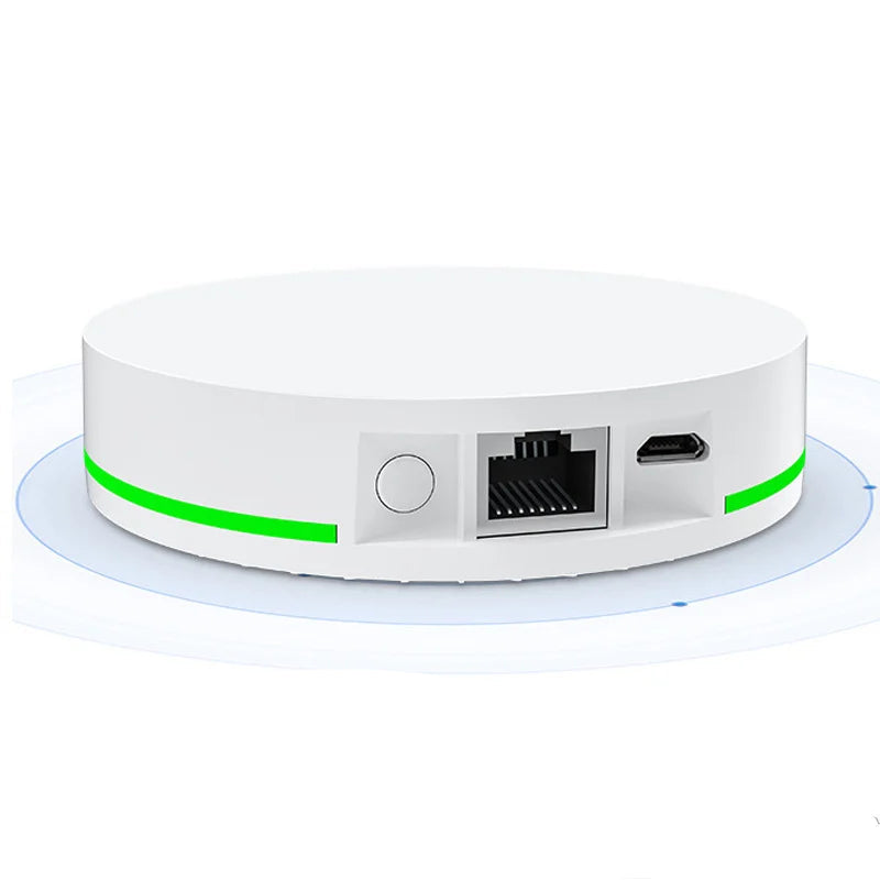 Milfra Tuya Zigbee 3.0 Wired Gateway Hub Smart Home Bridge Smart Life App Voice Remote Control Works with Alexa Google Home