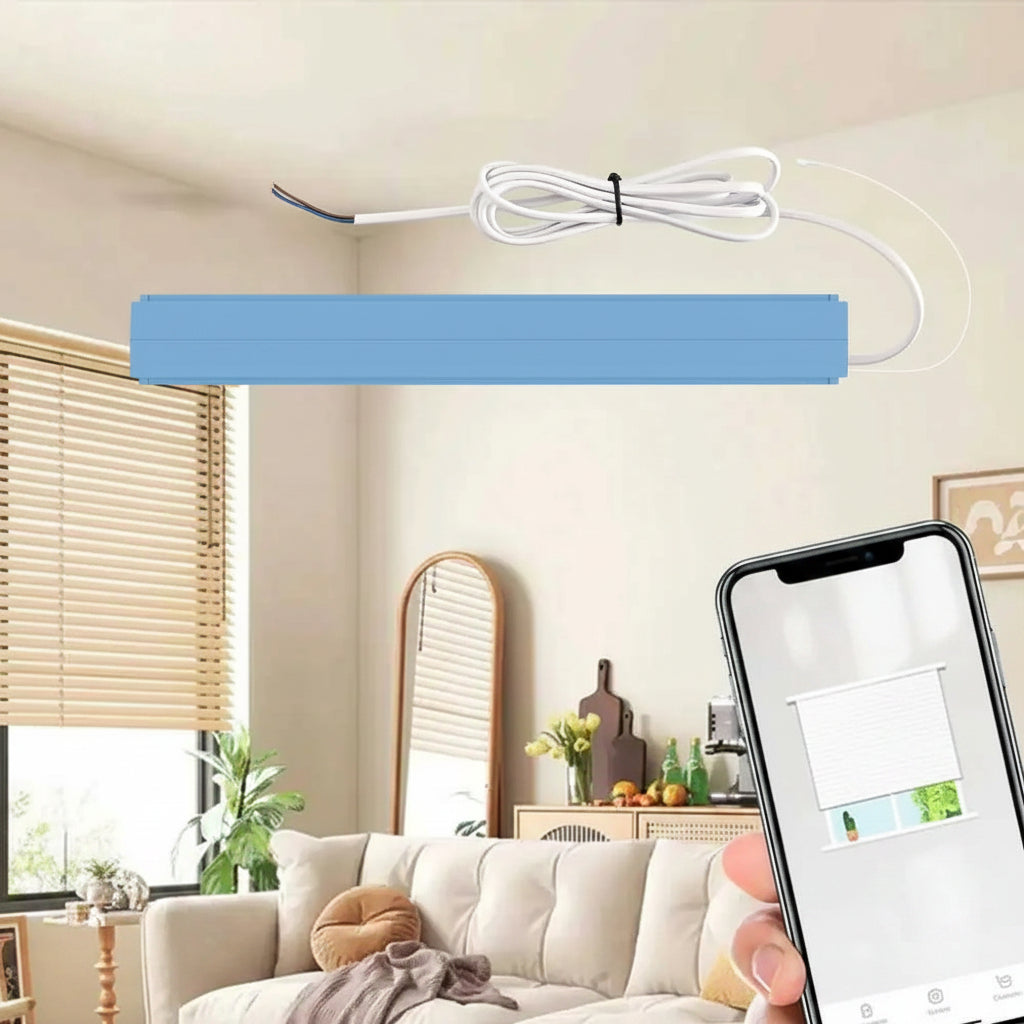Zemismart WiFi Electric Blind Motor Work with Tuya App For Honeycomb Curtain Aluminum Blinds Roman Shade Alexa Google Home