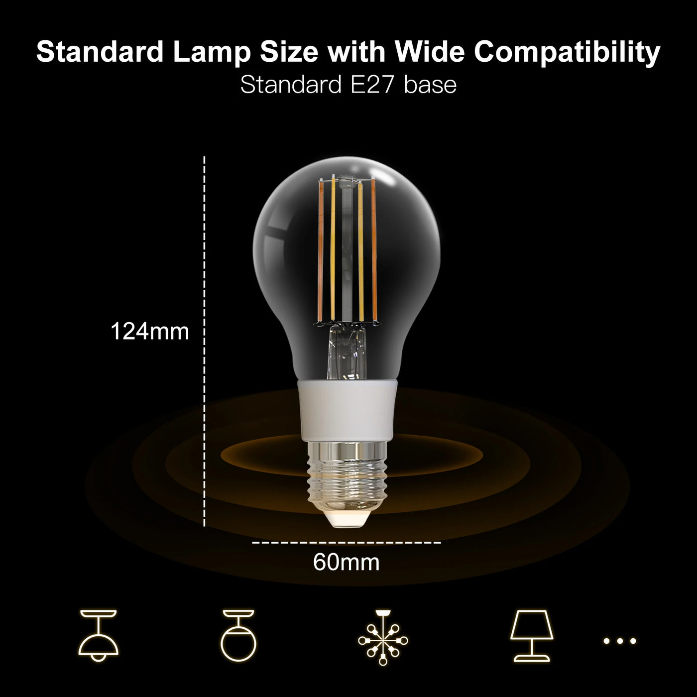 MOES Dimmable Filament Smart Bulb