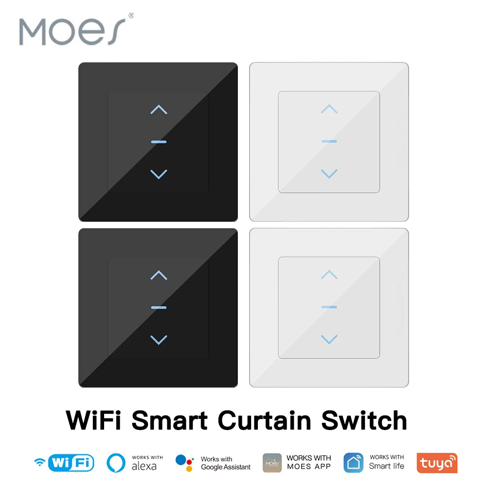 Smart Motorized Curtain Wall Switch