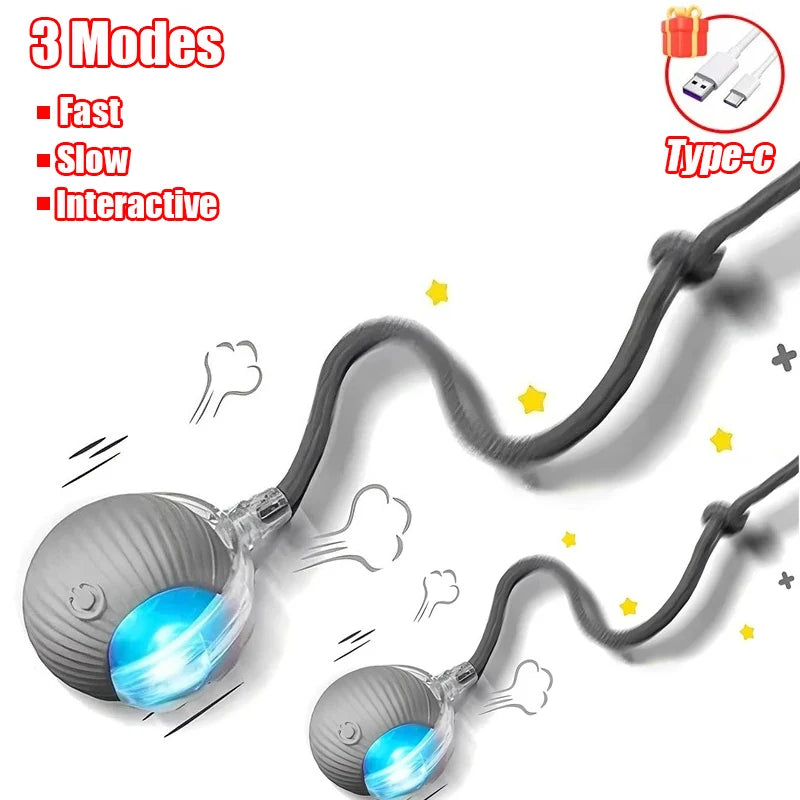 Rechargeable Rolling Cat Ball