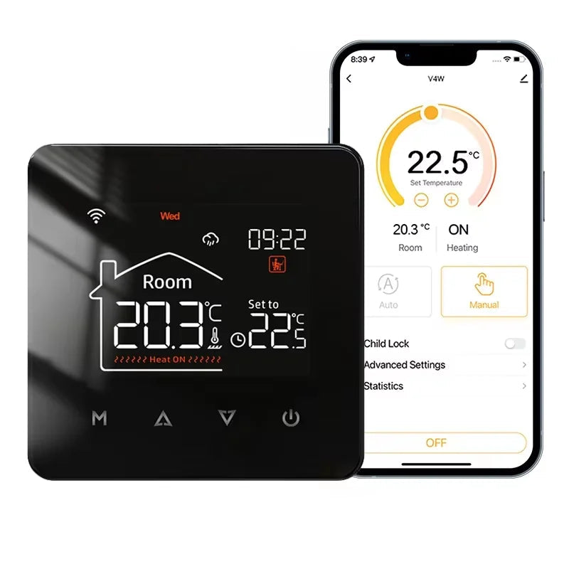 Tuya Smart Home Thermostat Water Electric Warm Floor Heating Gas Boiler WiFi Temperature Remote Controller with Google Alexa