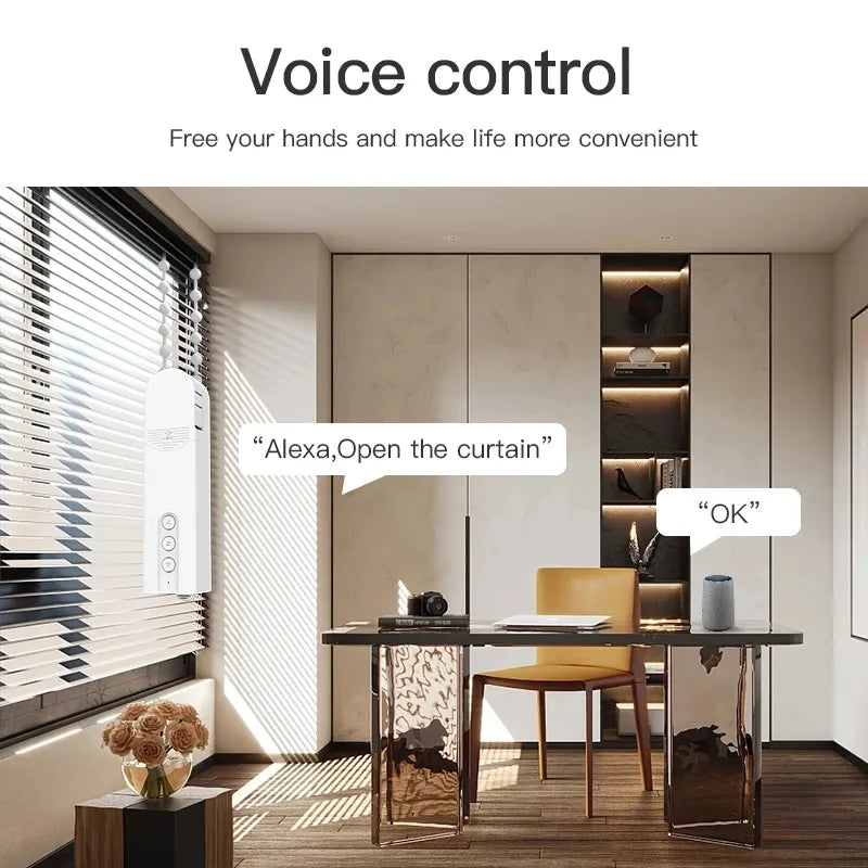 Smart Blind Motor USB Wifi Automatic Electric Roller Shutter Shadows for Tuya App Control Lifting Curtain Opening Closing Driver
