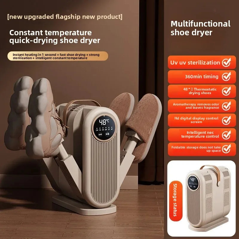 Foldable UV Electric Shoe Dryer