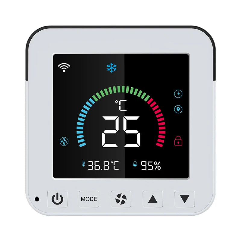 Tuya WiFi Smart Air Conditioner Controller USB Temperature Humidity Infrared Controller LCD Touch Screen for Google Home Alex