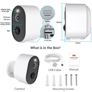 5MP Wireless Spotlight Security Camera