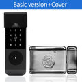 Support Tuya APP Control Smart Fingerprint RFID Card Outdoor Door Intelligent Lock Keyless Motor Lock Google Alexa Waterproof