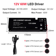 Dimmable COB Cabinet Sensor Strip