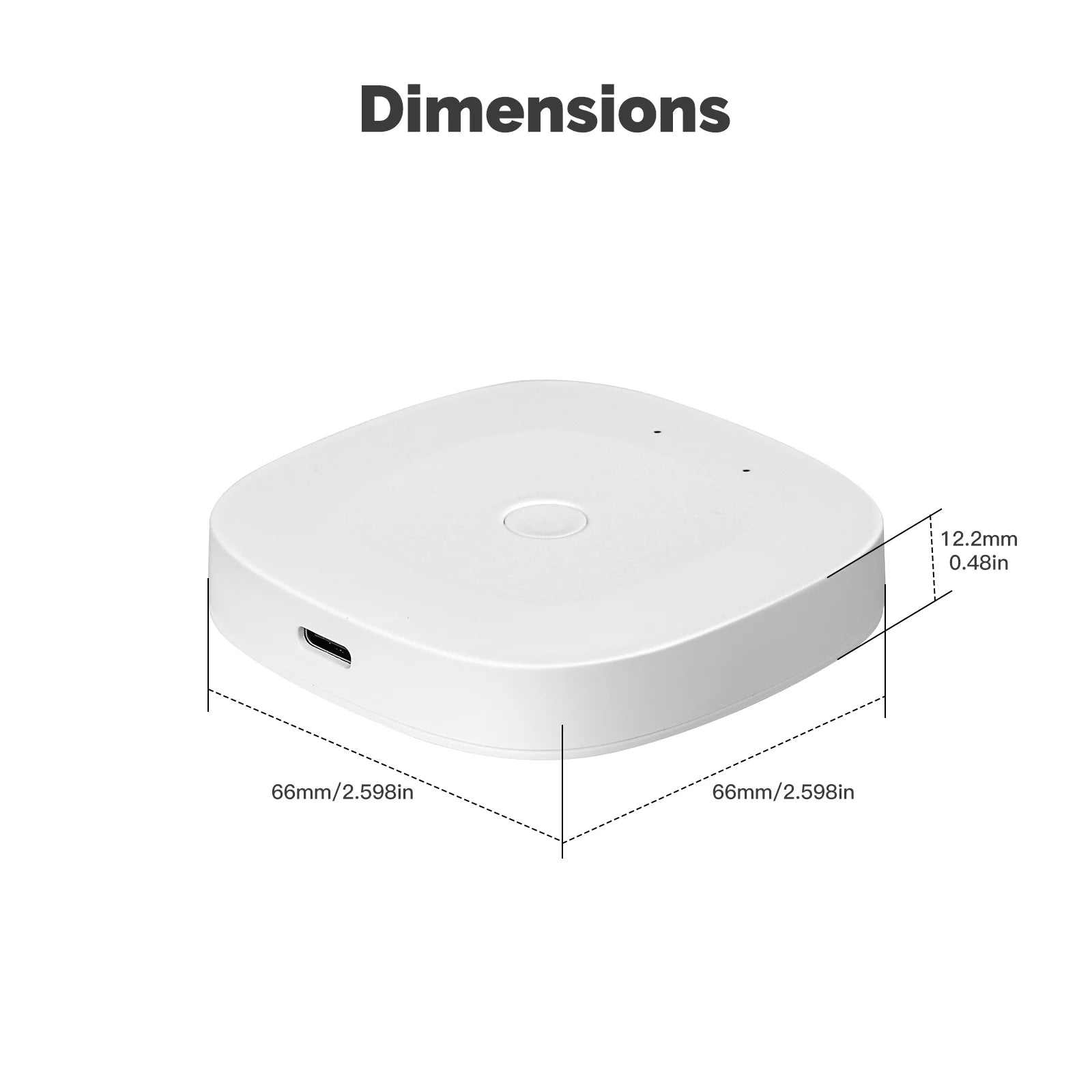 MOES New Multi-mode Smart Gateway ZigBee Bluetooth Mesh Hub Work with Tuya Smart App Voice Control via Alexa Google Home