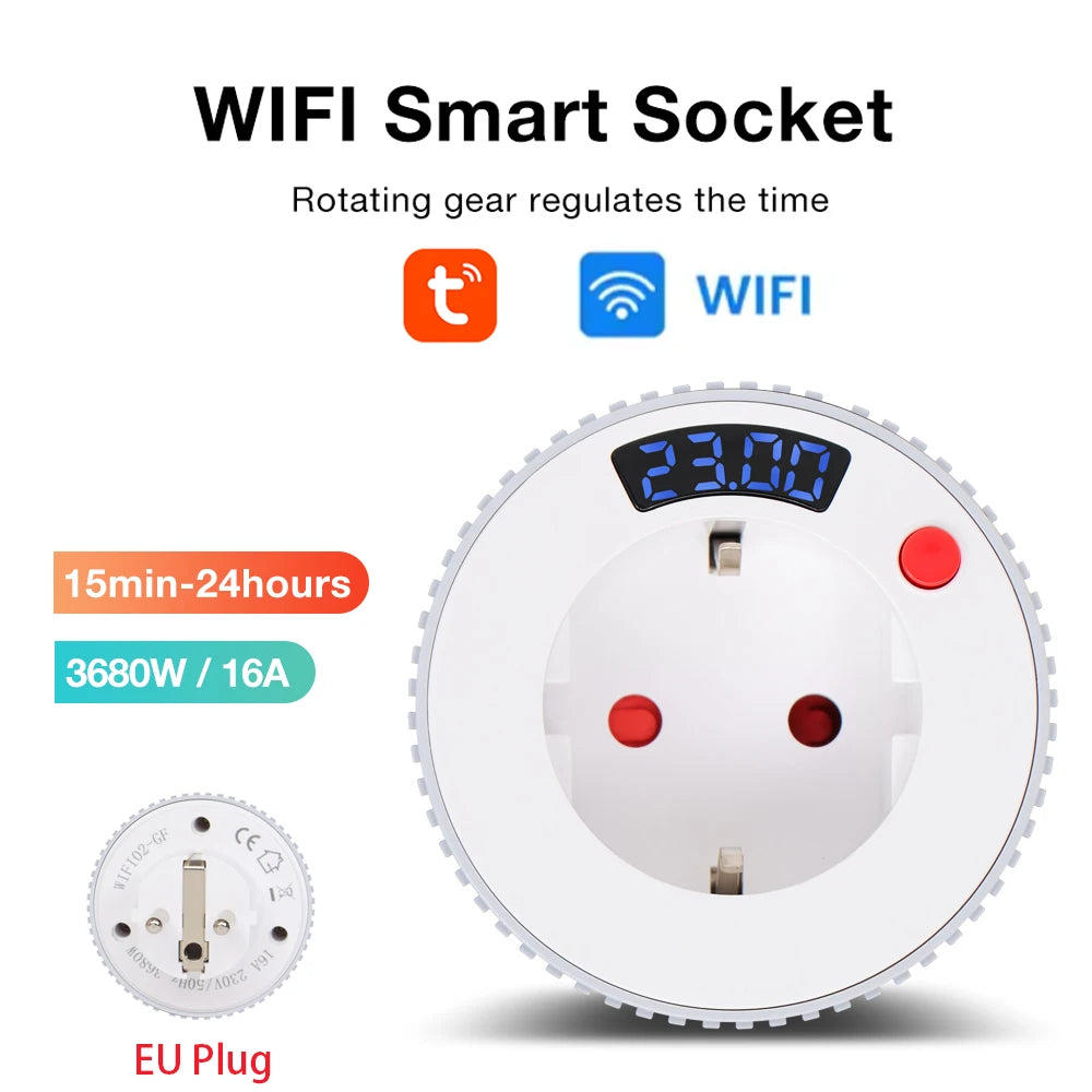 WiFi LCD Countdown Timer Socket
