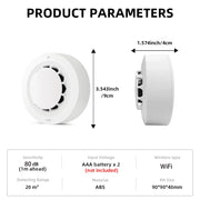 Tuya Smart Smoke Alarm Detector