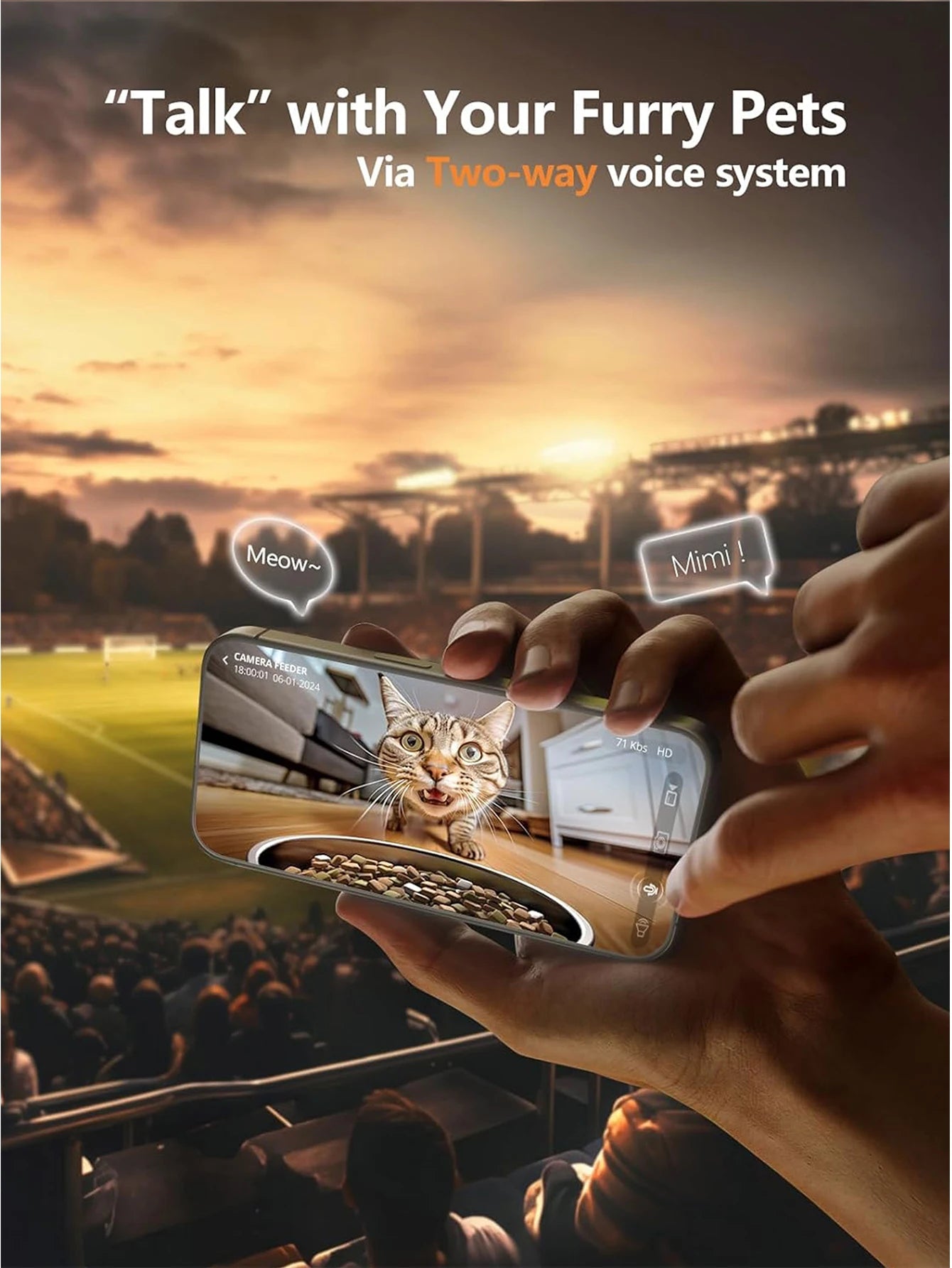 Camera Smart Pet Feeder