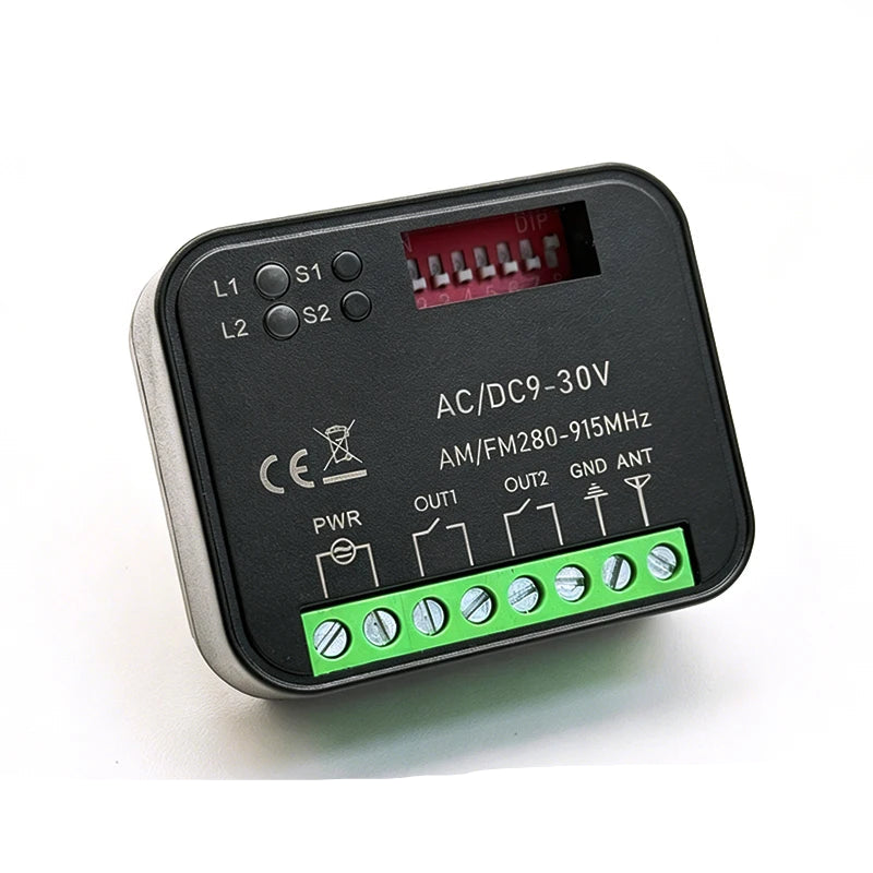 300MHz-868MHz Universal Garage Door Remote Control Receiver Works With Tuya Wifi Smart Switch Receiver Controller 433MHz 868MHz