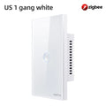 AVATTO Zigbee Smart Touch Switch 110-240V 1/2/3/4 Gang Light Switches Zigbee3.0 Signal Repeater Work With Tuya Alexa Google Home