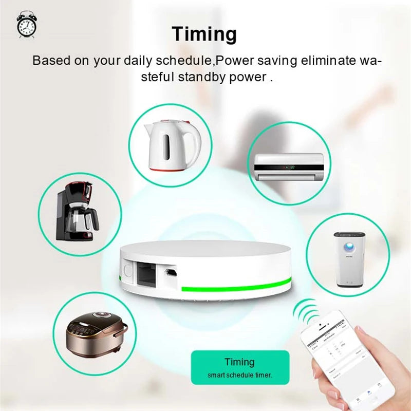 Milfra Tuya Zigbee 3.0 Wired Gateway Hub Smart Home Bridge Smart Life App Voice Remote Control Works with Alexa Google Home