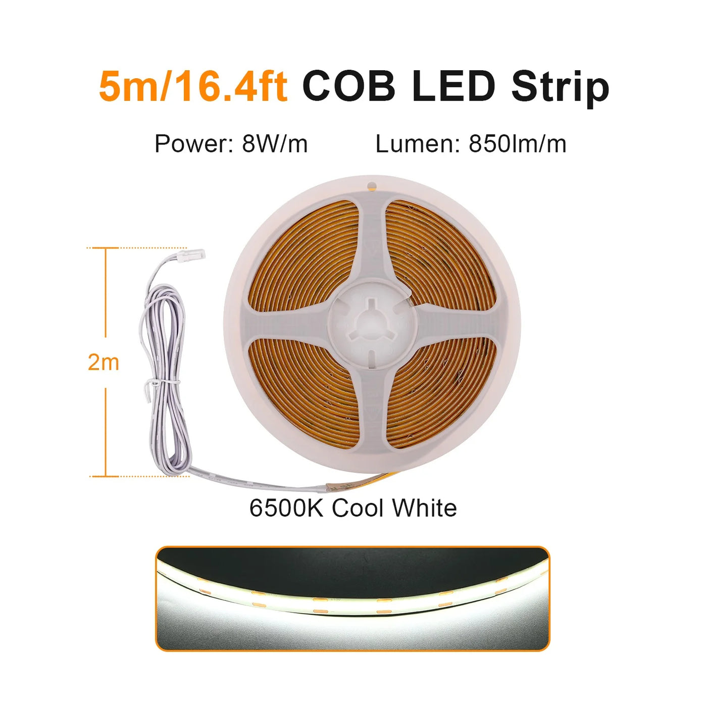 Dimmable COB Cabinet Sensor Strip