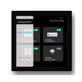 Tuya Smart Home Multiple Zigbee Smart Home Control Panel 4 Inch Switch Panel In-Wall Touchscreen Control for Home-EUplug