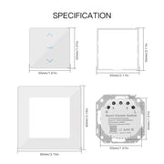 Smart Motorized Curtain Wall Switch