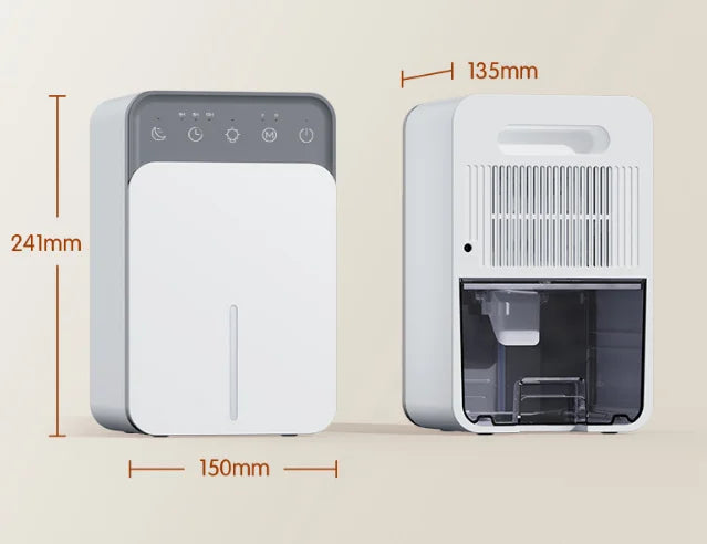Intelligent Portable Dehumidifier Moisture Absorption Deodorization Mold Removal Device For Bedroom Office Damp Control