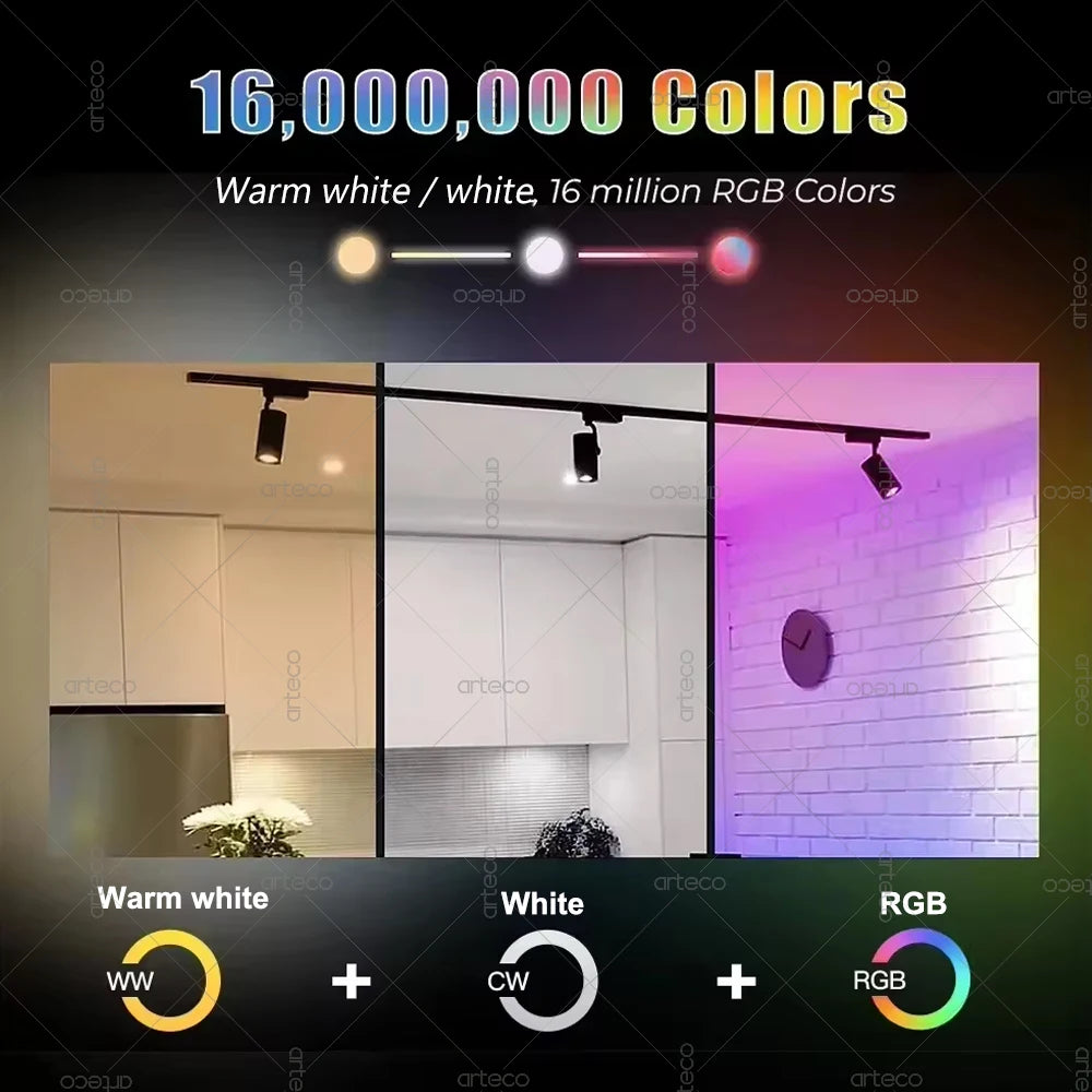 Tuya GU10 LED Bulbs WiFi Zigbee Bluetooth,RGB C+W White Dimmable Lamps ,Smart Life App Control Led Light Bulb,Voice Alexa Google
