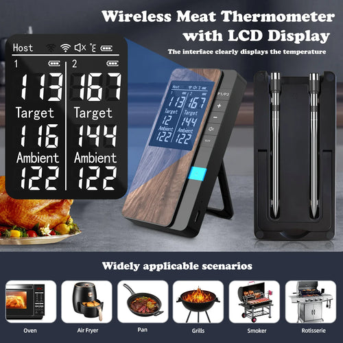 Bluetooth Multi-Probe Meat Thermometer