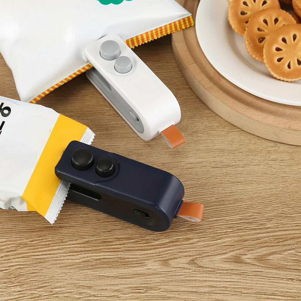 Electric Heat Bag Sealing Machine USB Charging magnetic attraction 2in1 Seal Cutting Handheld Plastic Bag Heat Sealer 2026