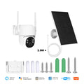 MOES Tuya 4G/WIFI 4MP Surveillance Smart Security Camera Solar Charging IP65 Waterproof Human Tracking Full Color Night Vision