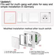 Smart Motorized Curtain Wall Switch