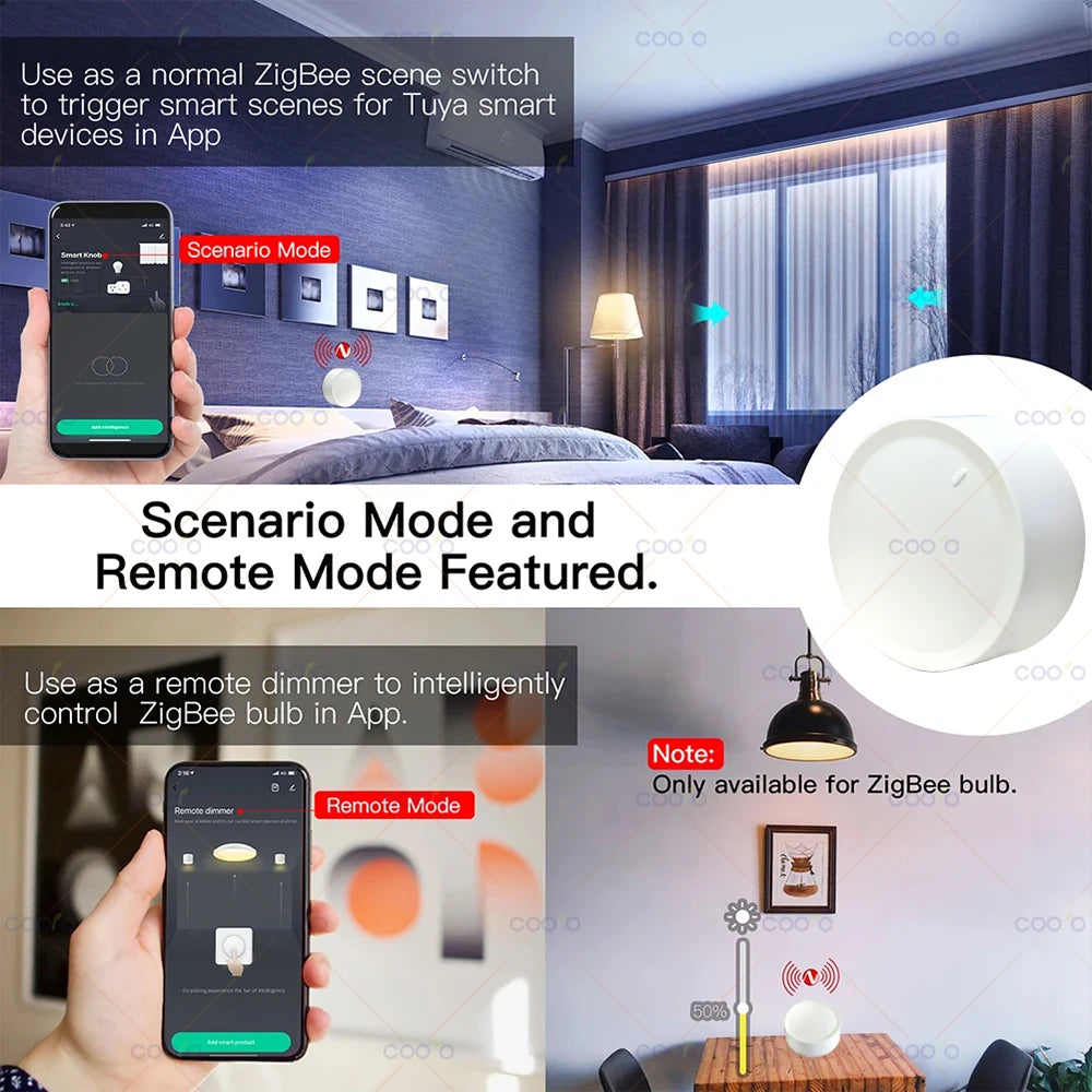 Zigbee Rotary Scene Control Knob