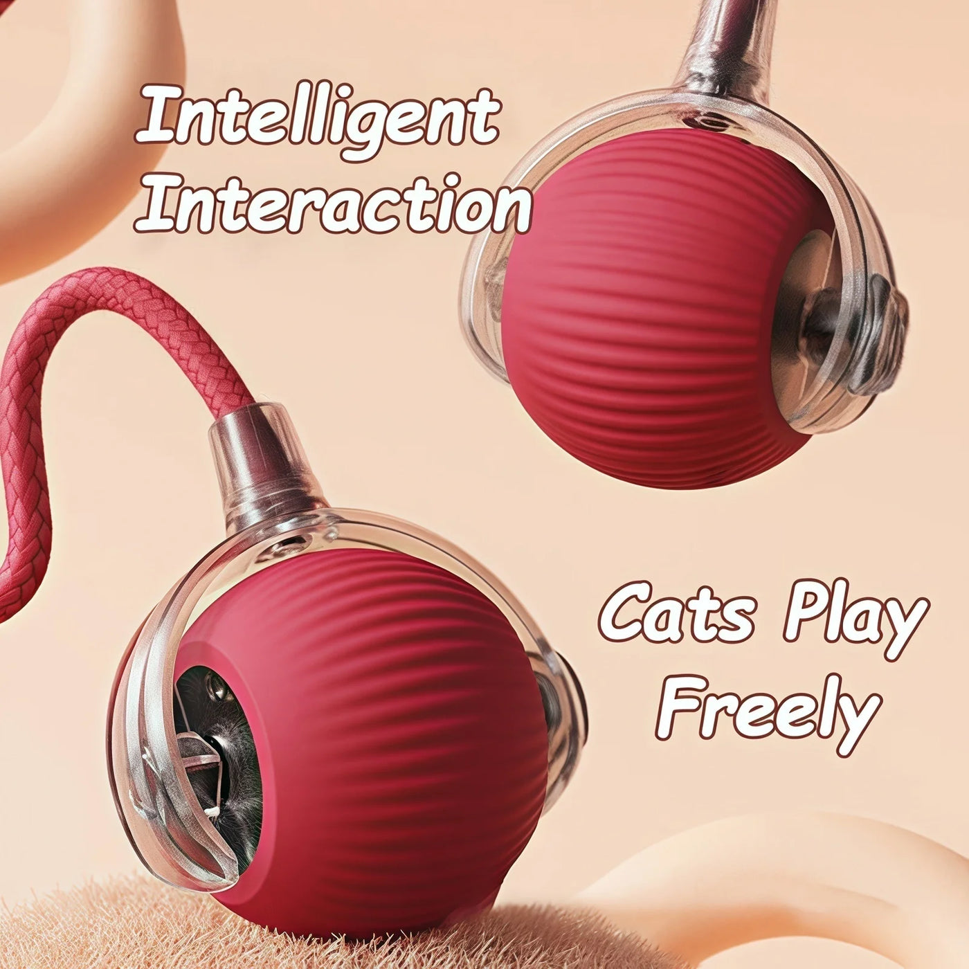 Rechargeable Rolling Cat Ball