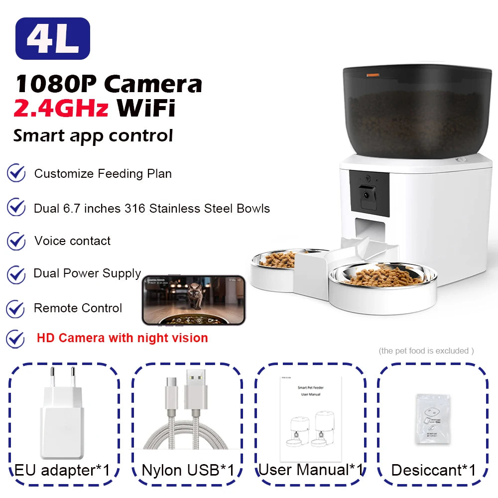 1080P Smart Pet Feeder