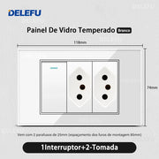 Delefu Brazil USB-C Wall Socket