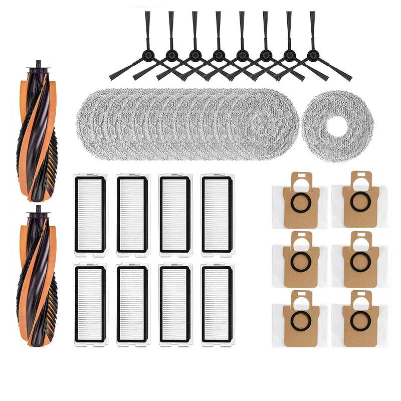 For JONR P20 PRO / T5 Pro Robot Vacuum Cleaner Accessories Main Side Brush Hepa Filter Mop Cloth Dust Bag Replacement
