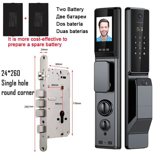 Tuya Camera Biometric Door Lock