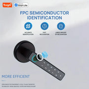 Tuya Biometric Door Handle Lock