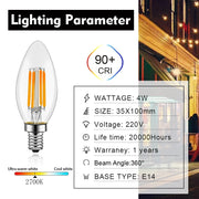 E14 Dimmable Candle LED Bulb