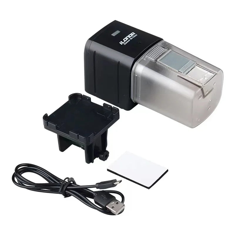 Ilonda Wifi Fish Feeder Organ Smart Control Aquarium Tank Automatic Feeding Device Timing Fishing Equipment Accessories Carp