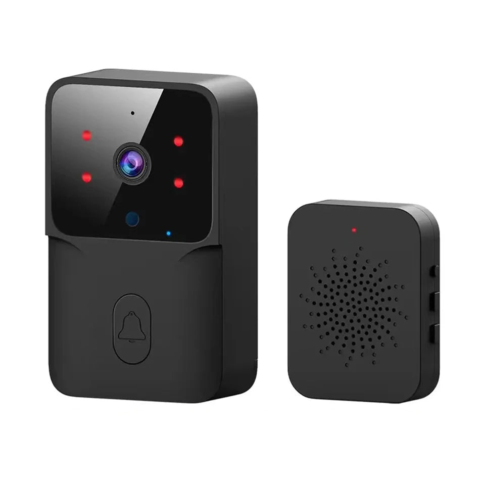 ONENUO WiFi Doorbell Home Tuya WiFi Wireless Doorbell DC AC Battery Powered Camera Bell with Alexa Google Doorbell Camera