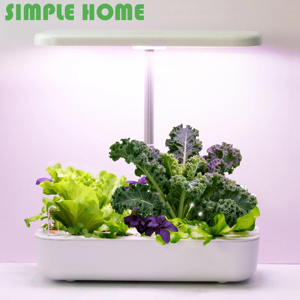 Hydroponics Growing Systems Smart Planting Vegetable Machine With Led Grow Light Non-toxic Soilless Indoor Home Gardening