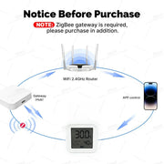 Zigbee LCD Temperature Humidity Sensor