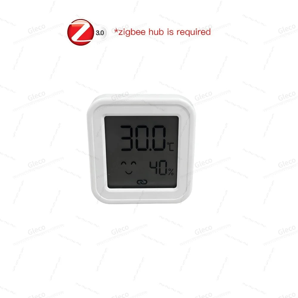 Zigbee 3.0 Temperature Humidity Sensor Detector With LCD Screen Hygrometer Thermomete For Tuya Z2M Home Assistant Automation
