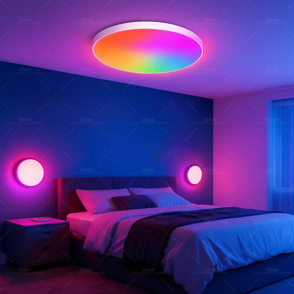 Tuya Wifi/Zigbee Ceiling Light RGBCW Led Ceiling Lamp Livingroom Home Decoration Smart Lamp For Smart Life APP Alexa Google Home