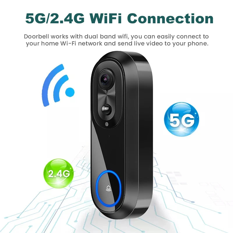 1080P WiFi Video Doorbell Camera