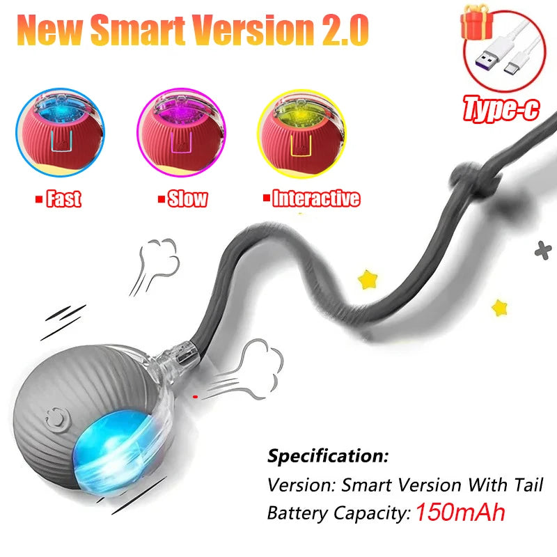 Rechargeable Rolling Cat Ball